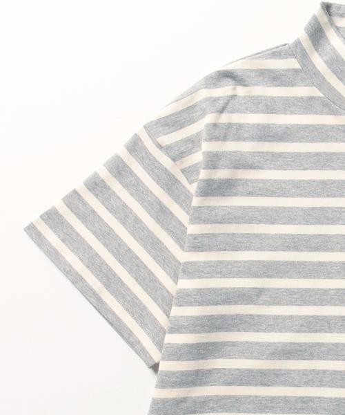 Ray BEAMS（レイビームス）の「●FACTOTUM FEMME / 別注 ボーダートップス（Tシャツ/カットソー・レディース・ホワイト/グレー・ONE SIZE）」の10枚目の写真