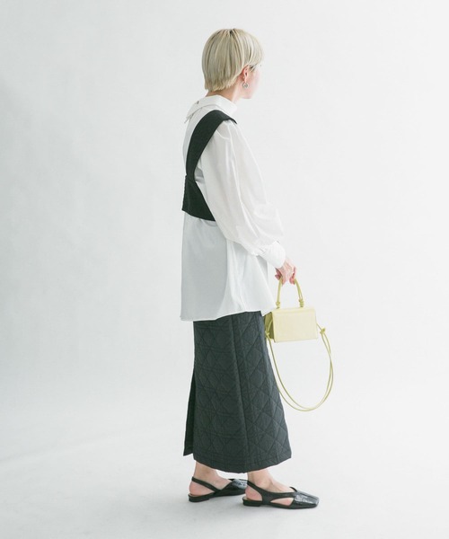 KBF（ケイビーエフ）の「2WAYボリュームスリーブブラウス（シャツ/ブラウス・レディース・オフホワイト/アイボリー/グリーン系その他・ONE）」の9枚目の写真