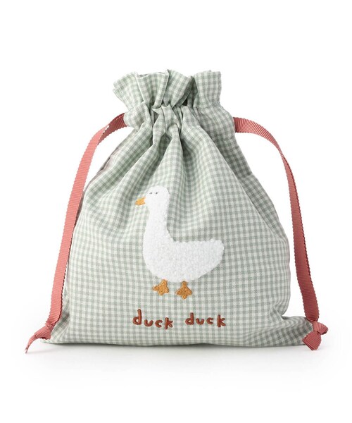 one'sterrace（ワンズテラス）の「◆ピッコロット 巾着（その他・レディース・ホワイト系/グリーン系/ナチュラル/ピンク・99）」の4枚目の写真