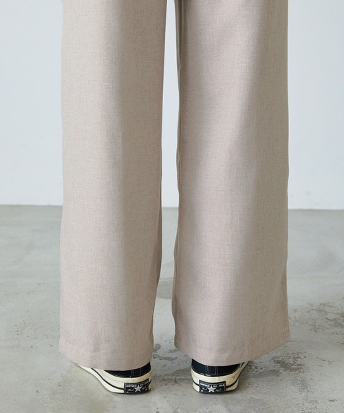 forksy.(フォルクシー)の「【forksy.】クロスウエストストレートワイドスラックスパンツ(スラックス・レディース・ネイビー/ベージュ/グレー・S/M)」の17枚目の写真