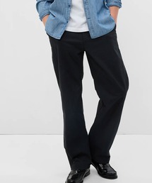 GAP | GapFlex ウォッシュウェル ルーズフィット エッセンシャルカーキチノパンツ(チノパンツ)