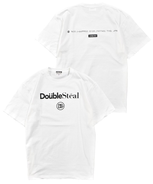 DOUBLE STEAL(ダブルスティール)の「DS & サークルロゴ Tシャツ(Tシャツ/カットソー・メンズ・ブラック/グリーン系その他/ホワイト・LARGE/MEDIUM/X-LARGE/XX-LARGE)」の2枚目の写真