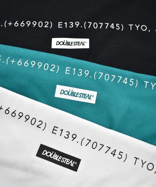 DOUBLE STEAL(ダブルスティール)の「DS & サークルロゴ Tシャツ(Tシャツ/カットソー・メンズ・ブラック/グリーン系その他/ホワイト・LARGE/MEDIUM/X-LARGE/XX-LARGE)」の4枚目の写真