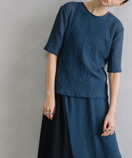 MARECHAL TERRE（マルシャルテル）の「2Wayジップトップス（その他トップス・レディース・ライトグリーン/ダークブルー/アイボリー/ブラック・MEDIUM）」の5枚目の写真