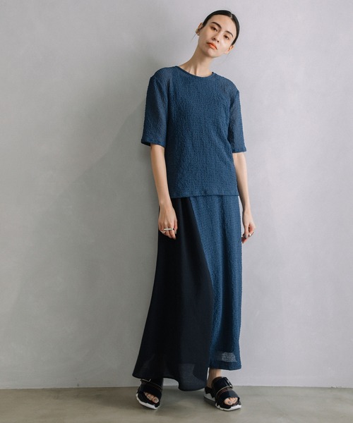 MARECHAL TERRE（マルシャルテル）の「2Wayジップトップス（その他トップス・レディース・ライトグリーン/ダークブルー/アイボリー/ブラック・MEDIUM）」の6枚目の写真