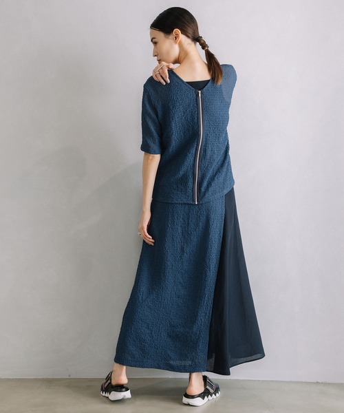 MARECHAL TERRE（マルシャルテル）の「2Wayジップトップス（その他トップス・レディース・ライトグリーン/ダークブルー/アイボリー/ブラック・MEDIUM）」の7枚目の写真