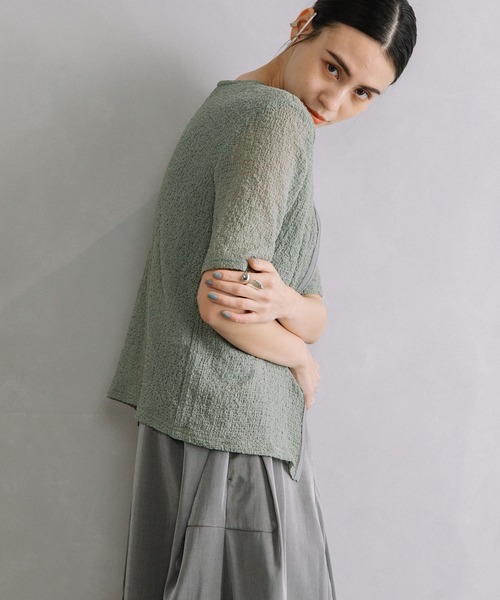 MARECHAL TERRE（マルシャルテル）の「2Wayジップトップス（その他トップス・レディース・ライトグリーン/ダークブルー/アイボリー/ブラック・MEDIUM）」の18枚目の写真