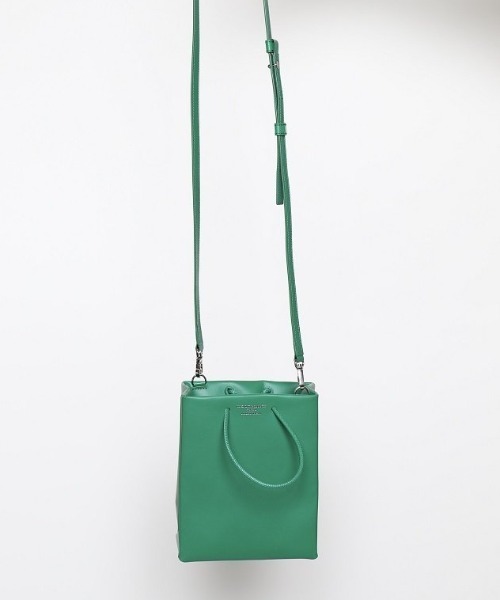 UNKNOWN PRODUCTS（アンノウンプロダクツ）の「【UNKNOWN PRODUCTS】Leather Paper Bag Mini（ショルダーバッグ・レディース・ブラック/ブラウン/グリーン・FREE）」の11枚目の写真