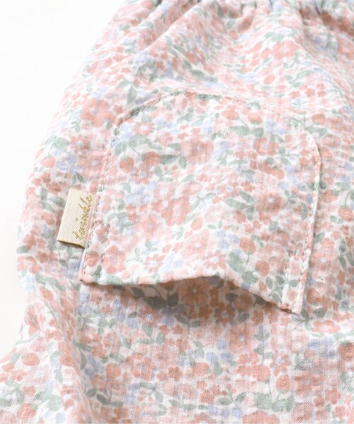 apres les cours（アプレレクール）の「チェック・花柄襟付きボディースーツ（ロンパース・キッズ・ピンク/アイボリー・70/80）」の21枚目の写真