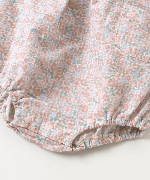 apres les cours（アプレレクール）の「チェック・花柄襟付きボディースーツ（ロンパース・キッズ・ピンク/アイボリー・70/80）」の22枚目の写真