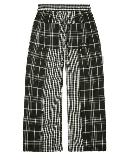 X-girl(エックスガール)の「PLAID EASY PANTS(その他パンツ・レディース・ブルー/ブラック/ブラウン・S/M)」の7枚目の写真