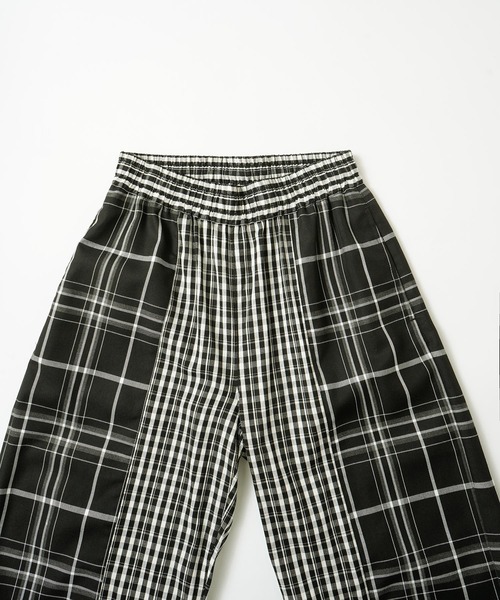 X-girl(エックスガール)の「PLAID EASY PANTS(その他パンツ・レディース・ブルー/ブラック/ブラウン・S/M)」の19枚目の写真