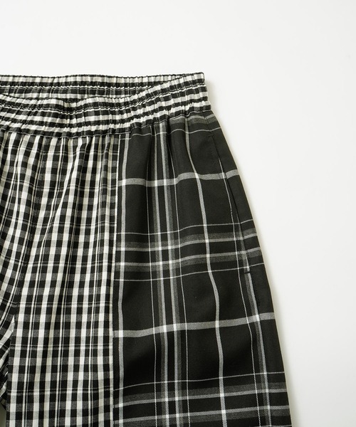 X-girl(エックスガール)の「PLAID EASY PANTS(その他パンツ・レディース・ブルー/ブラック/ブラウン・S/M)」の13枚目の写真