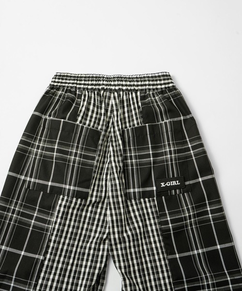 X-girl(エックスガール)の「PLAID EASY PANTS(その他パンツ・レディース・ブルー/ブラック/ブラウン・S/M)」の10枚目の写真