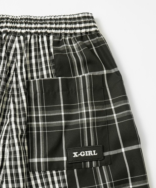 X-girl(エックスガール)の「PLAID EASY PANTS(その他パンツ・レディース・ブルー/ブラック/ブラウン・S/M)」の19枚目の写真