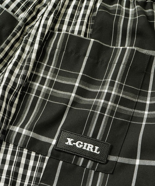 X-girl(エックスガール)の「PLAID EASY PANTS(その他パンツ・レディース・ブルー/ブラック/ブラウン・S/M)」の22枚目の写真