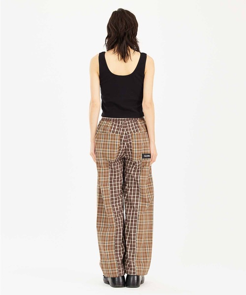 X-girl(エックスガール)の「PLAID EASY PANTS(その他パンツ・レディース・ブルー/ブラック/ブラウン・S/M)」の20枚目の写真