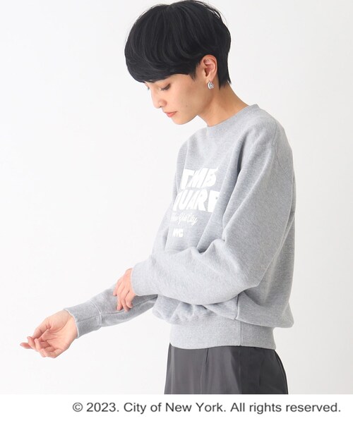 GOOD ROCK SPEED(グッドロックスピード)の「◆【NYC X GOOD ROCK SPEED】(スウェット・レディース・グレー/オフホワイト・03/02)」の13枚目の写真