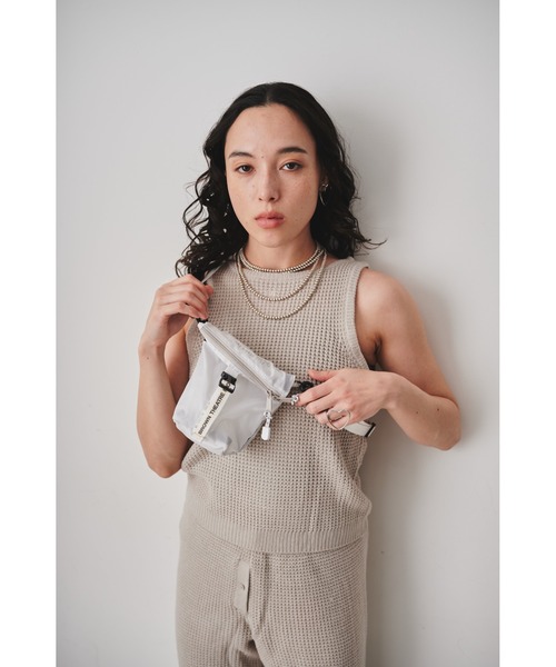 THEATRE PRODUCTS(シアタープロダクツ)の「リップストップナイロンショルダーバッグ-S-(ショルダーバッグ・レディース・ホワイト/グレー・FREE)」の18枚目の写真