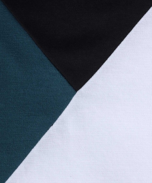 ANPAS(アンパス)の「Ponte Fabric Color Switching Design T-shirt/ポンチ 切り替え オーバーサイズ Tシャツ(Tシャツ/カットソー・メンズ・ブラック系その他/ホワイト系その他/ベージュ系その他・M/L)」の6枚目の写真