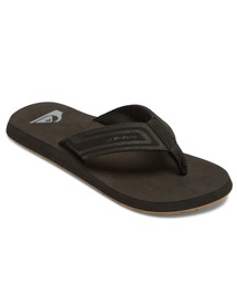 Quiksilver（クイックシルバー）の「MONKEY WRENCH CORE/クイックシルバーヌバックレザーサンダル（サンダル・メンズ）」