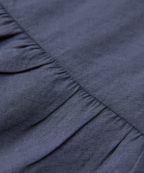 un dix cors（アンディコール）の「変わり織りティアードスカート（スカート・レディース・オレンジ/アイボリー/ネイビー・FREE）」の17枚目の写真