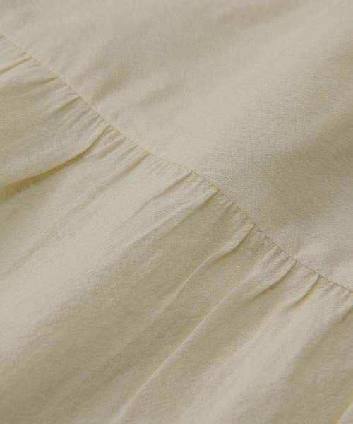 un dix cors（アンディコール）の「変わり織りティアードスカート（スカート・レディース・オレンジ/アイボリー/ネイビー・FREE）」の10枚目の写真