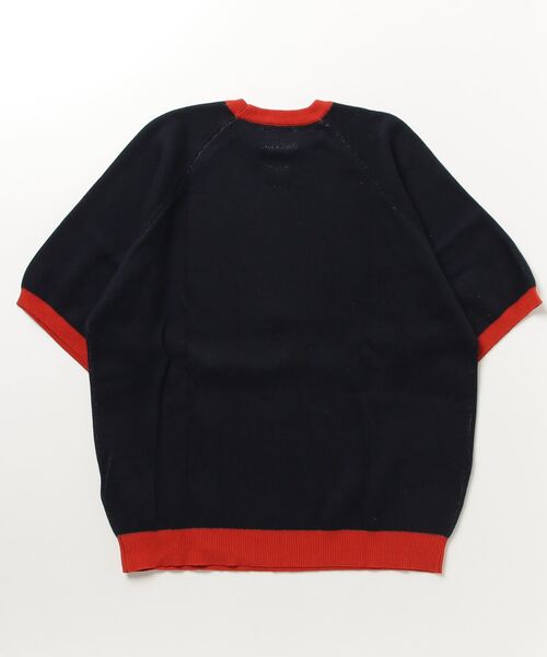C.E.L.STORE（セルストア）の「THE BOOK STORE/ザブックストア COLLEGE SS SWEATER カレッジSSセーター（ニット/セーター・メンズ・ネイビー/マスタード/ブラック・MEDIUM/LARGE）」の4枚目の写真