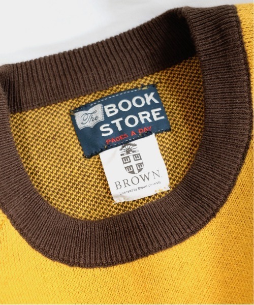 C.E.L.STORE（セルストア）の「THE BOOK STORE/ザブックストア COLLEGE SS SWEATER カレッジSSセーター（ニット/セーター・メンズ・ネイビー/マスタード/ブラック・MEDIUM/LARGE）」の6枚目の写真