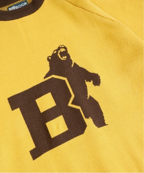 C.E.L.STORE（セルストア）の「THE BOOK STORE/ザブックストア COLLEGE SS SWEATER カレッジSSセーター（ニット/セーター・メンズ・ネイビー/マスタード/ブラック・MEDIUM/LARGE）」の7枚目の写真