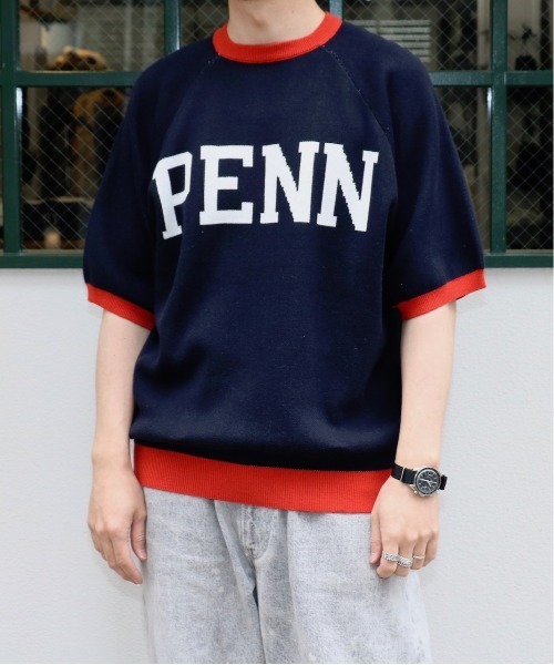 C.E.L.STORE（セルストア）の「THE BOOK STORE/ザブックストア COLLEGE SS SWEATER カレッジSSセーター（ニット/セーター・メンズ・ネイビー/マスタード/ブラック・MEDIUM/LARGE）」の18枚目の写真