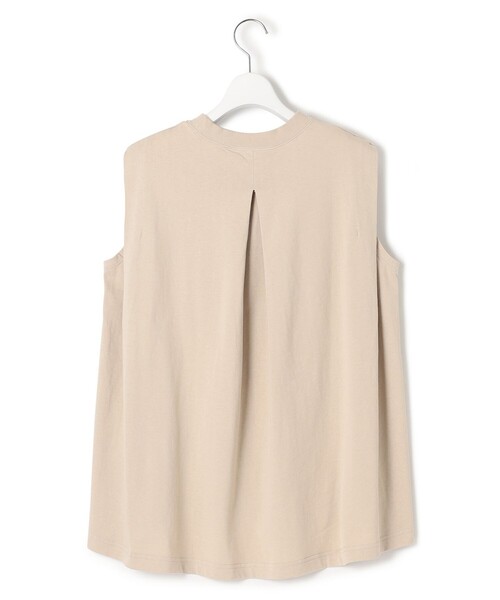 J.PRESS YORK STREET(ジェイプレスヨークストリート)の「【WOMEN】タックノースリーブ プルオーバー(Tシャツ/カットソー・レディース・ライトグレー系/ベージュ系/ダークグリーン系/ネイビー系・F)」の9枚目の写真