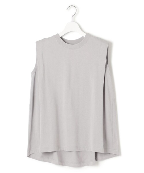 J.PRESS YORK STREET(ジェイプレスヨークストリート)の「【WOMEN】タックノースリーブ プルオーバー(Tシャツ/カットソー・レディース・ライトグレー系/ベージュ系/ダークグリーン系/ネイビー系・F)」の15枚目の写真