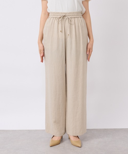 RIVE DROITE(リヴドロワ)の「夏まで履ける/リネン混イージーパンツ(その他パンツ・レディース・ブラウン/ブラック/ベージュ・FREE)」の21枚目の写真