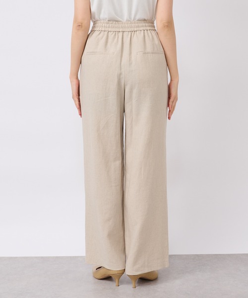 RIVE DROITE(リヴドロワ)の「夏まで履ける/リネン混イージーパンツ(その他パンツ・レディース・ブラウン/ブラック/ベージュ・FREE)」の15枚目の写真