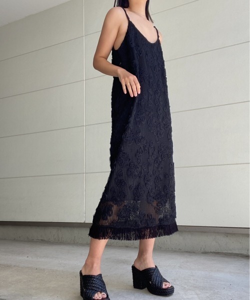 AMAIL(アマイル)の「Motif cami sakura dress(ドレス・レディース・ブラック/アイボリー・FREE)」の16枚目の写真