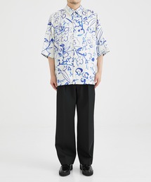 UJOH ハーフスリーブシャツ UJOH HOMME / ウジョーオム】Half Sleeve Open Collar Shirts