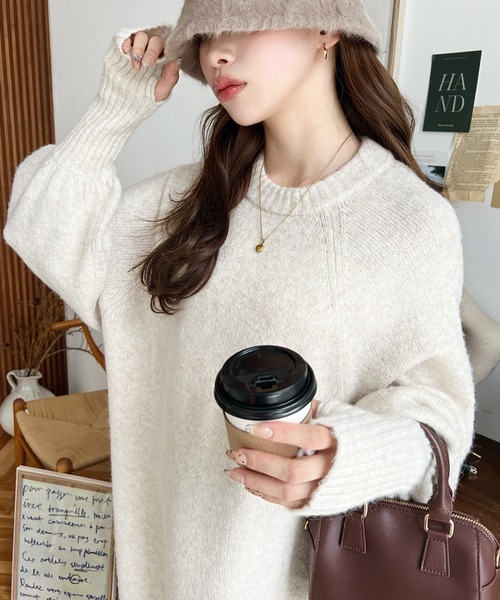 極美品 ミスティック ボリュームスリーブロングワンピース