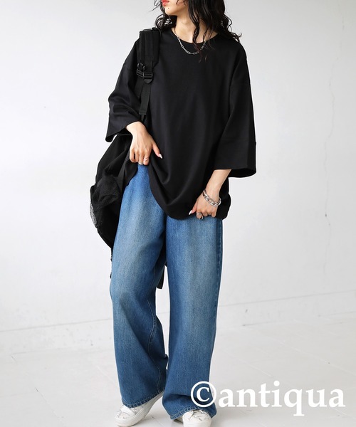 momentel スタースリーブカットソー MOMENTEL / Super Angels Star Mesh T-Shirt (Whi