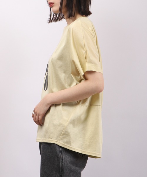AnnaNicola 撥水加工 ナンバープリントTシャツ 汗ジミ防止（T