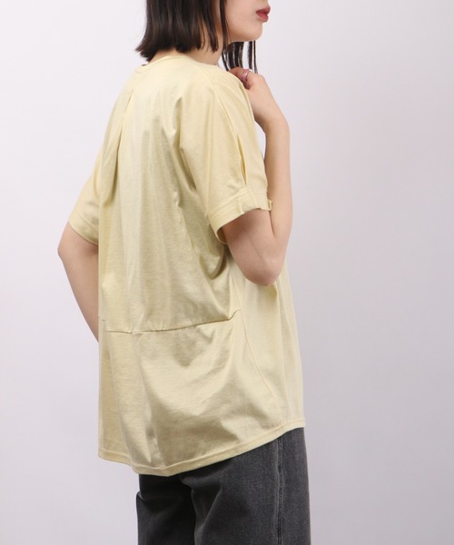 AnnaNicola 撥水加工 ナンバープリントTシャツ 汗ジミ防止（T