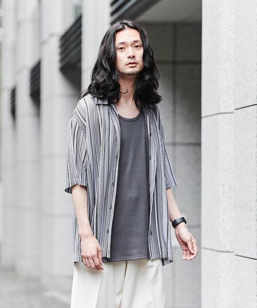 coen(コーエン)の「テレコタンクトップ(タンクトップ・メンズ・ホワイト/ダークブラウン/ダークグレー・S/M/L)」の9枚目の写真