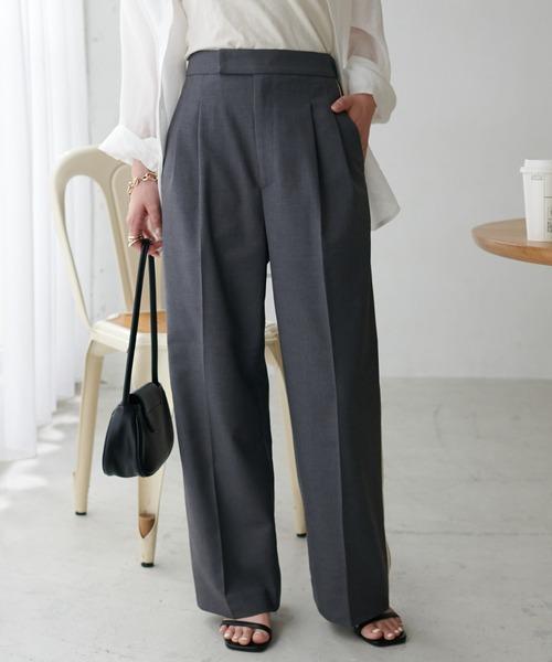 DISCOAT（ディスコート）の「タックサイドラインパンツ（その他パンツ・レディース・ブラック/グレー・FREE）」の17枚目の写真