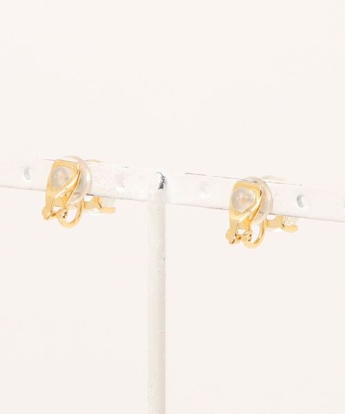tone（トーン）の「【ECRu.】morning dew earring/クリア イヤリング（イヤリング・レディース・シルバー/ゴールド・FREE）」の7枚目の写真