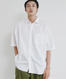Magine（マージン）の「【SELECT】IR:コットン ブロード オーバー サイズレギュラーカラーシャツS/S（シャツ/ブラウス）」
