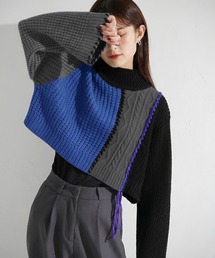 cheriella | 【cheriella】WEB限定パッチワークハンドステッチニット(ニット/セーター)