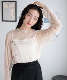 WEGO | WEGO/プリントシアーロンT(Tシャツ/カットソー)