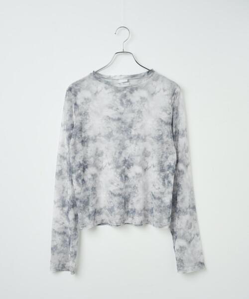 WEGO（ウィゴー）の「WEGO/プリントシアーロンT（Tシャツ/カットソー・レディース・その他4/その他6/その他1/その他2/その他3/その他5/その他7・FREE）」の9枚目の写真