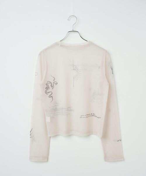 WEGO（ウィゴー）の「WEGO/プリントシアーロンT（Tシャツ/カットソー・レディース・その他4/その他6/その他1/その他2/その他3/その他5/その他7・FREE）」の17枚目の写真