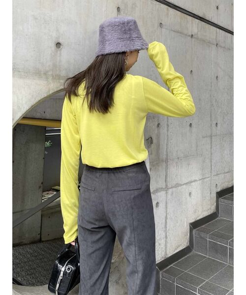 MURUA（ムルーア）の「ファーバケットハット（ハット・レディース・モカ/ブラック/グレー/アイボリー・FREE）」の19枚目の写真